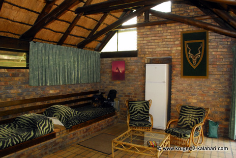 Berg en Dal camp bungalow interior Berg en Dal camp bungalow interior