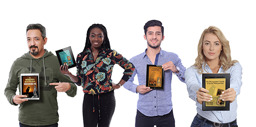 The Photographer's Guide series of eBooks for Kruger, Etosha, Pilanesberg and Kgalagadi.