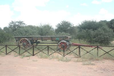 Transport of the days gone by.At Witsand reception.