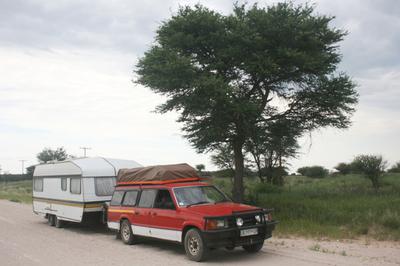 This was our traveling mode before we started staying over in farm lodges.