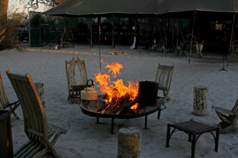 safari camp in Botswana
