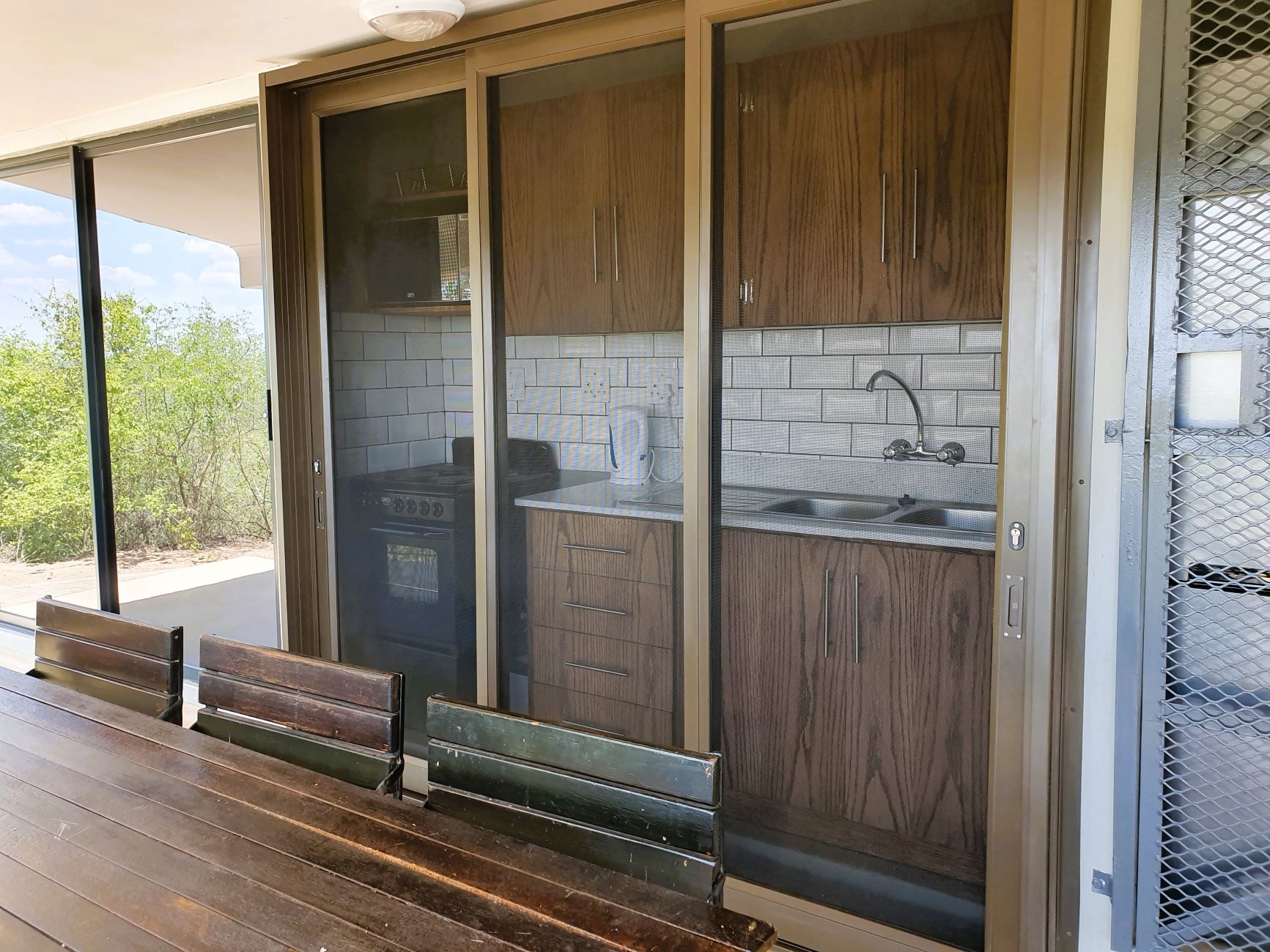 Kitchen at Bungalow 9 in Olifants Camp