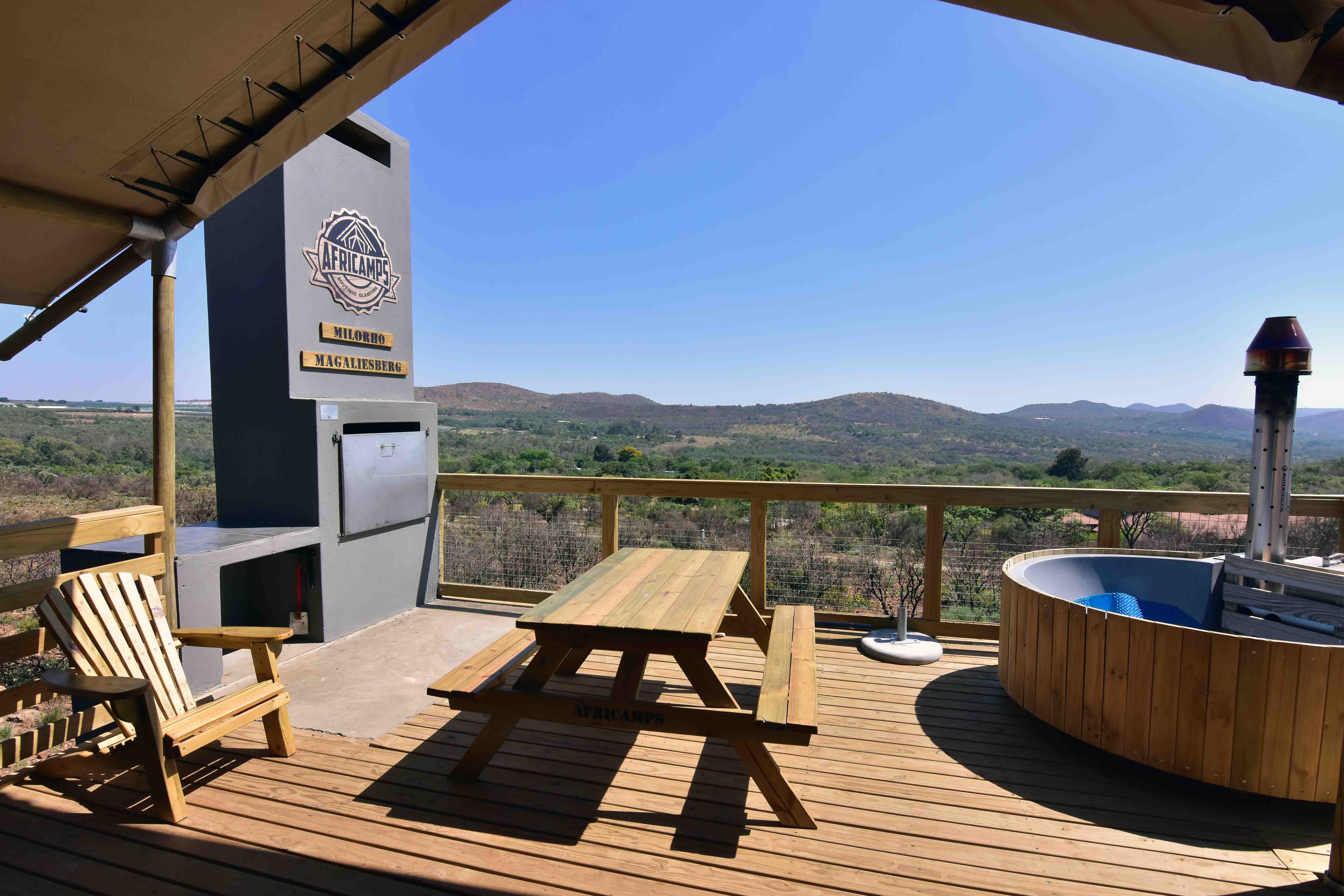 Africamps Magaliesberg glamping tent