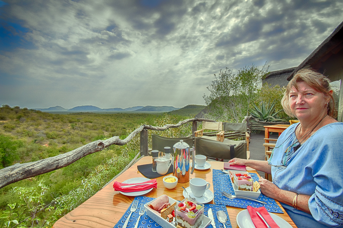 Buffalo Ridge breakfast with a view