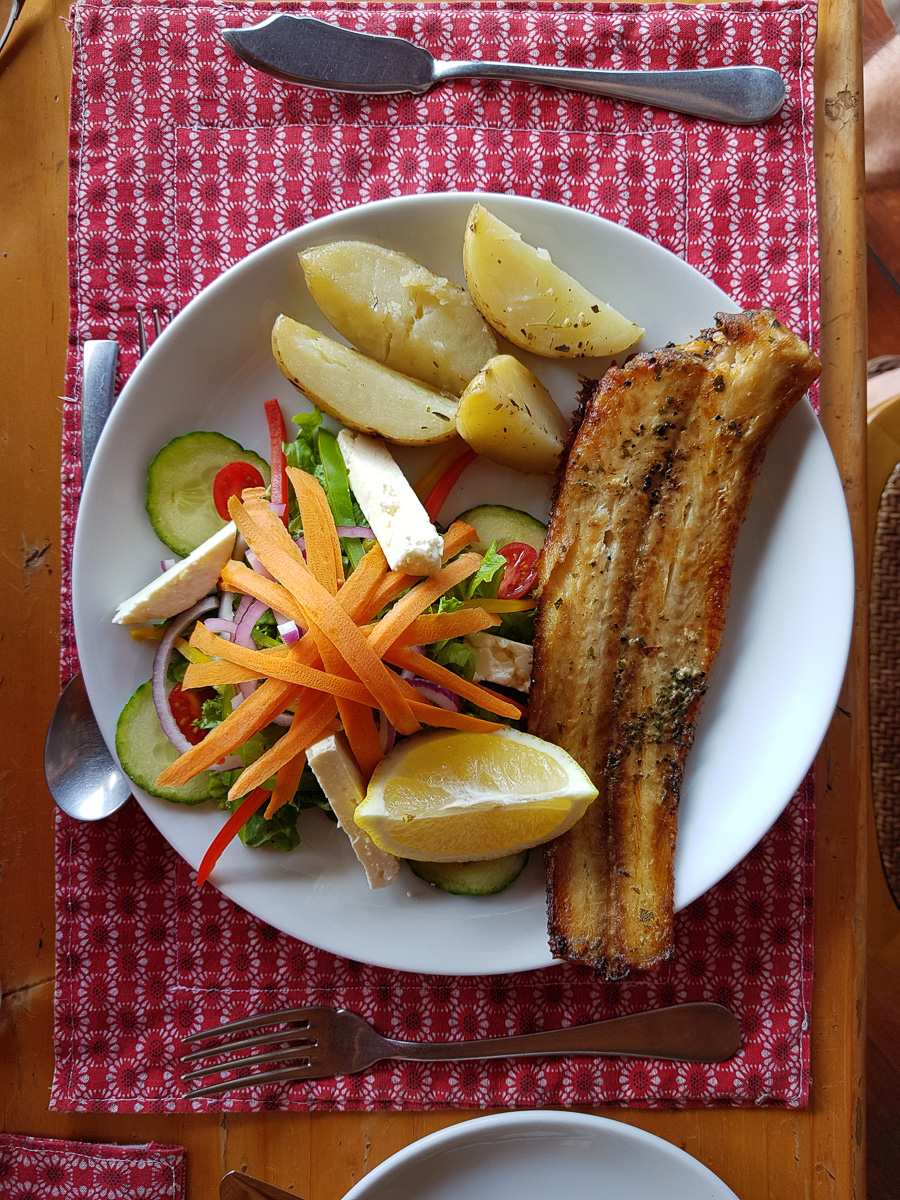 Buffalo Ridge grilled sole lunch