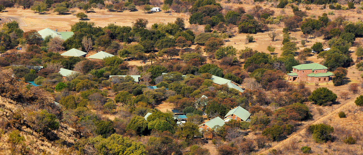 View from hill overlooking Bakgatla camp