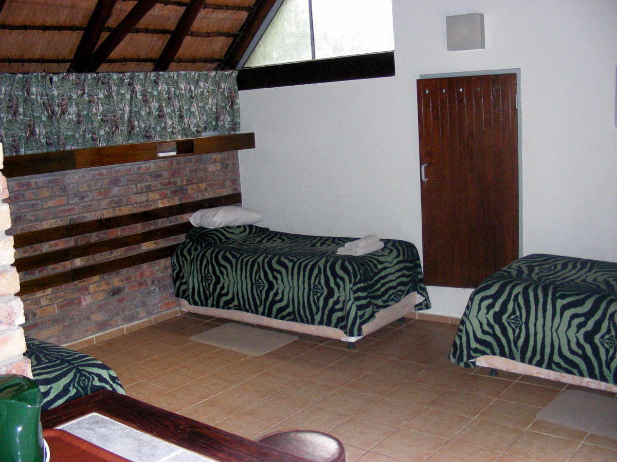 The inside view of a Berg en Dal bungalow in the Kruger National Park
