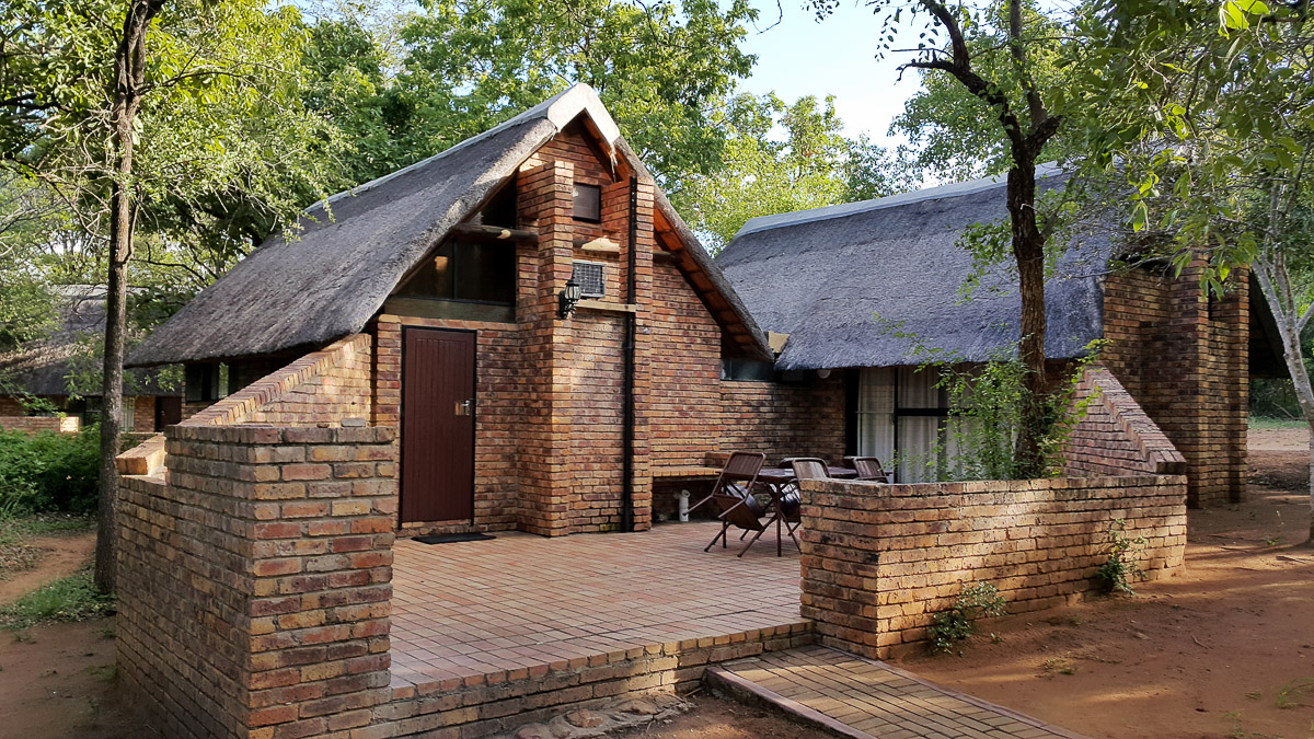 The outside view of the Bungalow in Berg en Dal rest camp in the Kruger National Park