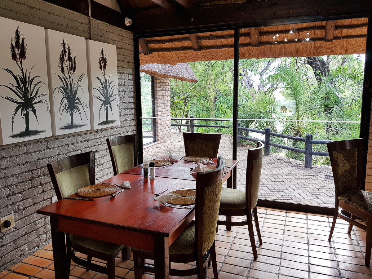 Inside Berg en Dal Restaurant in the Kruger National Park