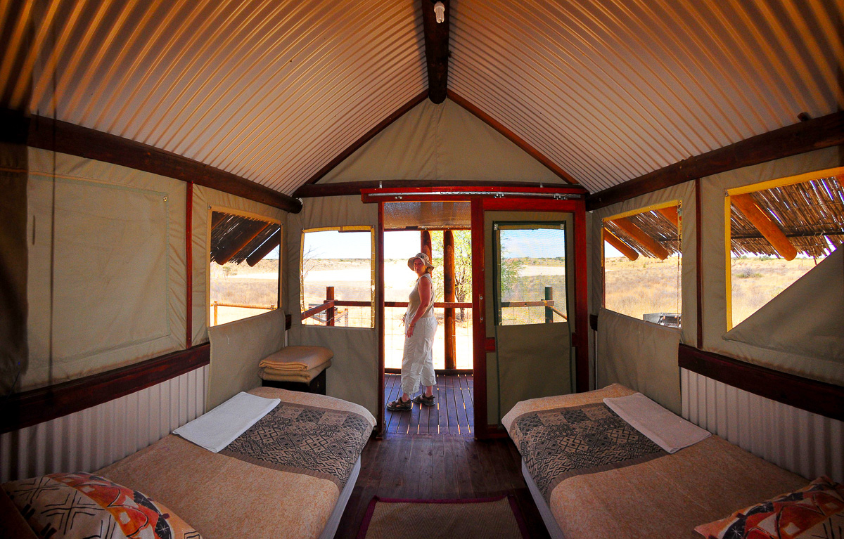 Bitterpan cabins bedroom