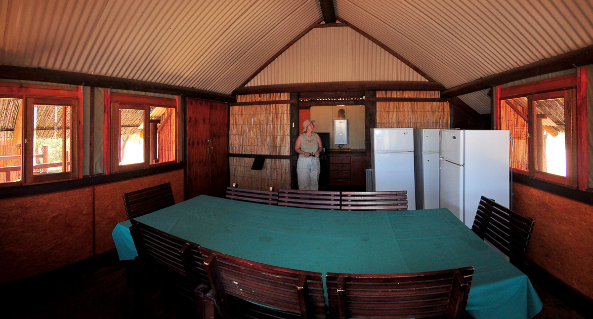 BitterPan camps communal kitchen and dining