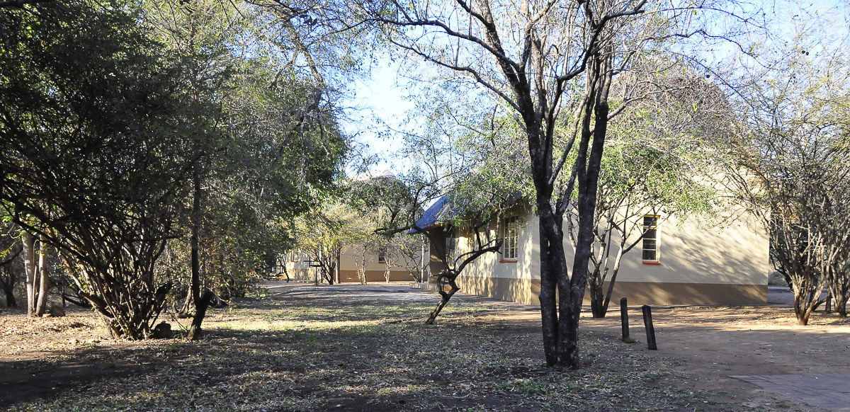 Biyamiti Bushveld Camp on the banks of the Biyamiti river in the south of the Kruger National Park