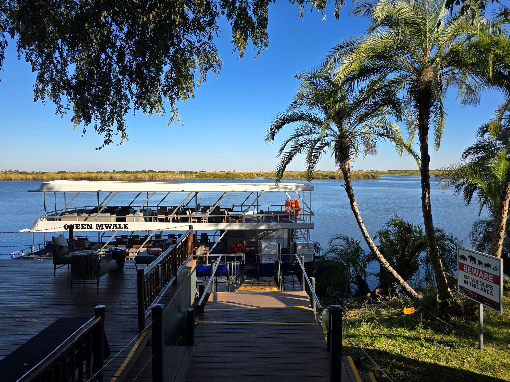 The Boat Cruise from Cresta Moswana Safari Lodge in Kasane Botswana