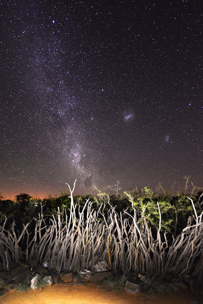 Stars taken over the boma at Buffalo Ridge Lodge Madikwe
