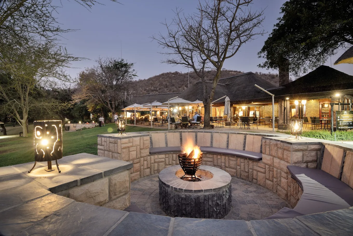 Boma at Bakubung Bush Lodge