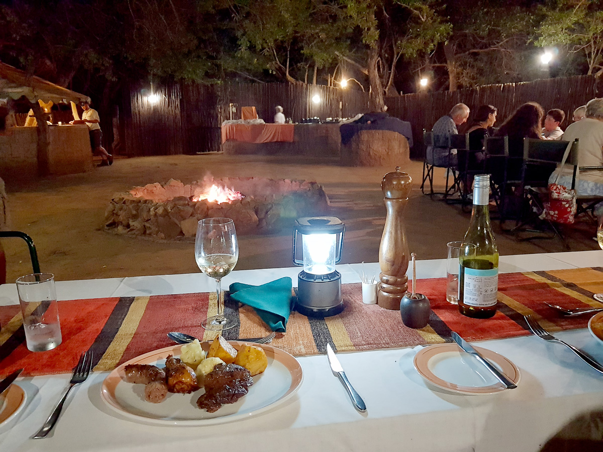 Madikwe River Lodge boma dinner