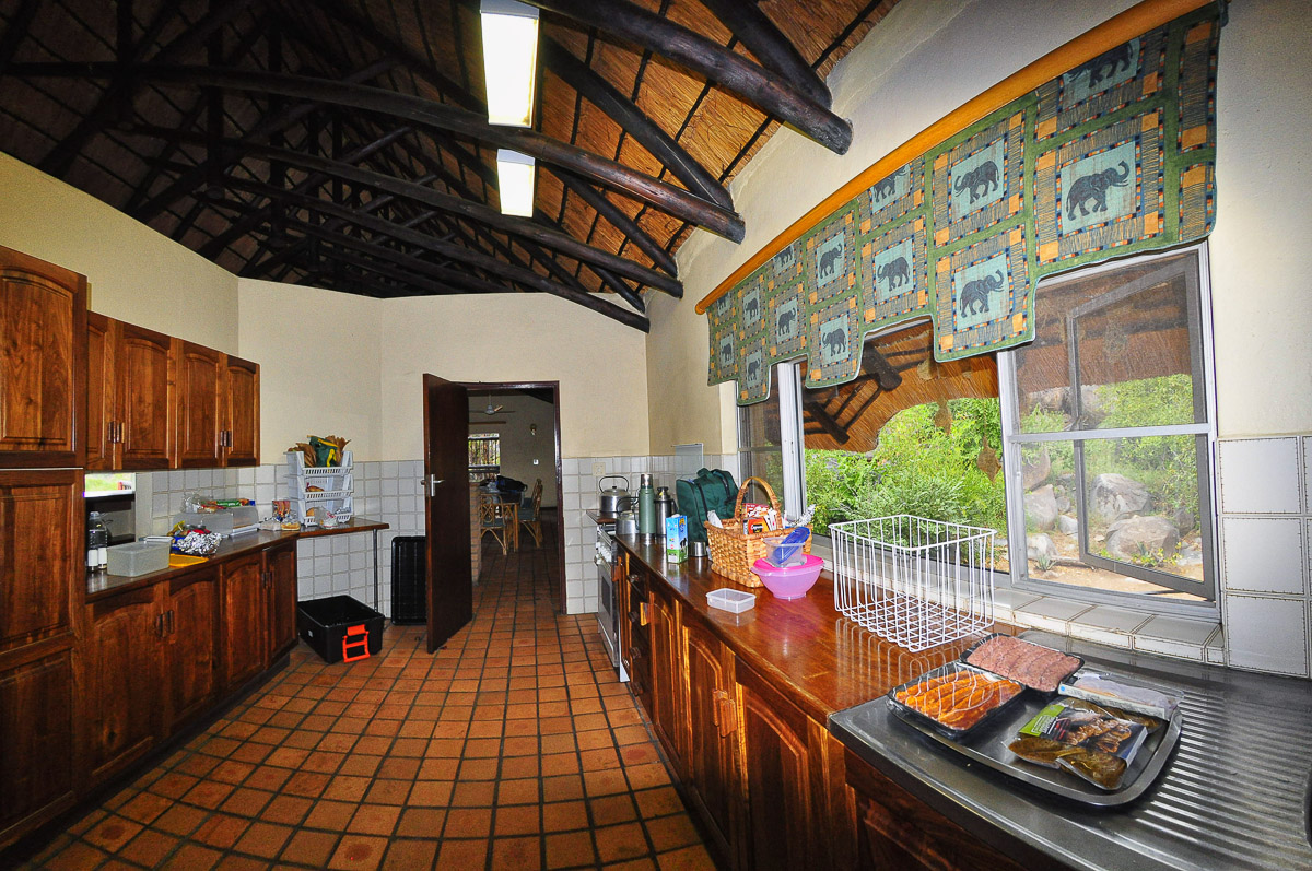 Boulders kitchen in the Kruger National Park