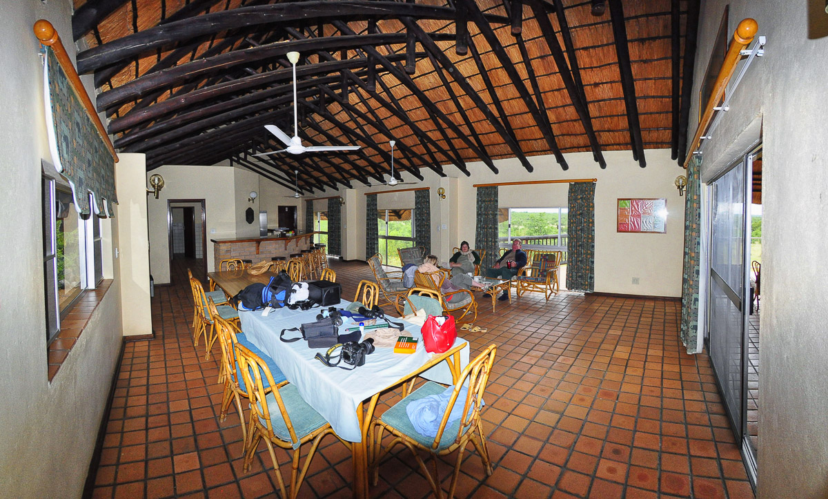The Lounge and Dining area at Boulders Bush Lodge in the Kruger