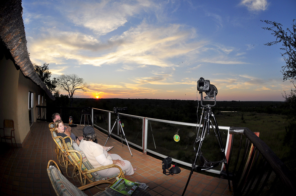 Sunset at Boulders Bush Lodge