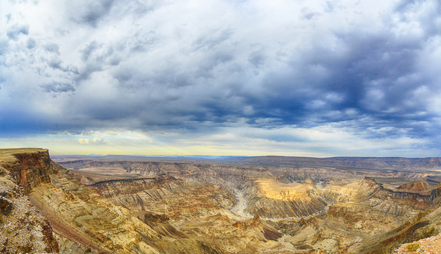 View of the canyon from the main viewpoint View of the canyon from the main viewpoint