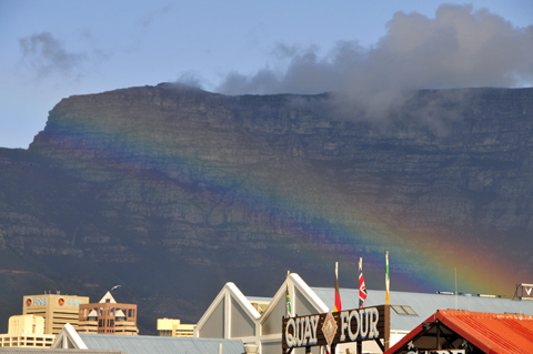 Rainbow at Table Mountain