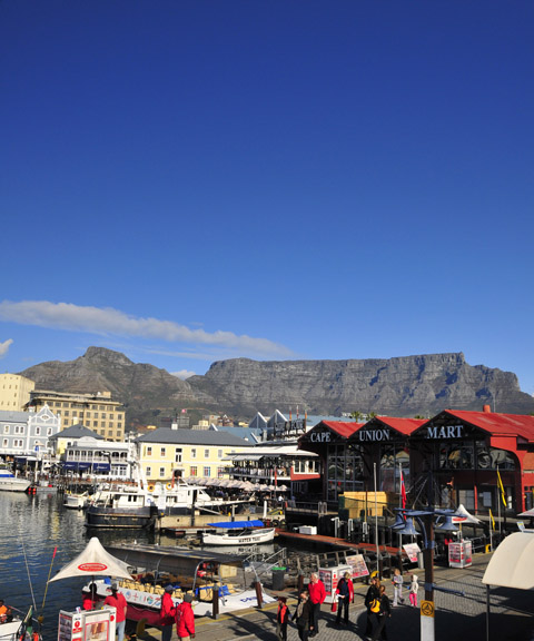 Table mountain from the Waterfront