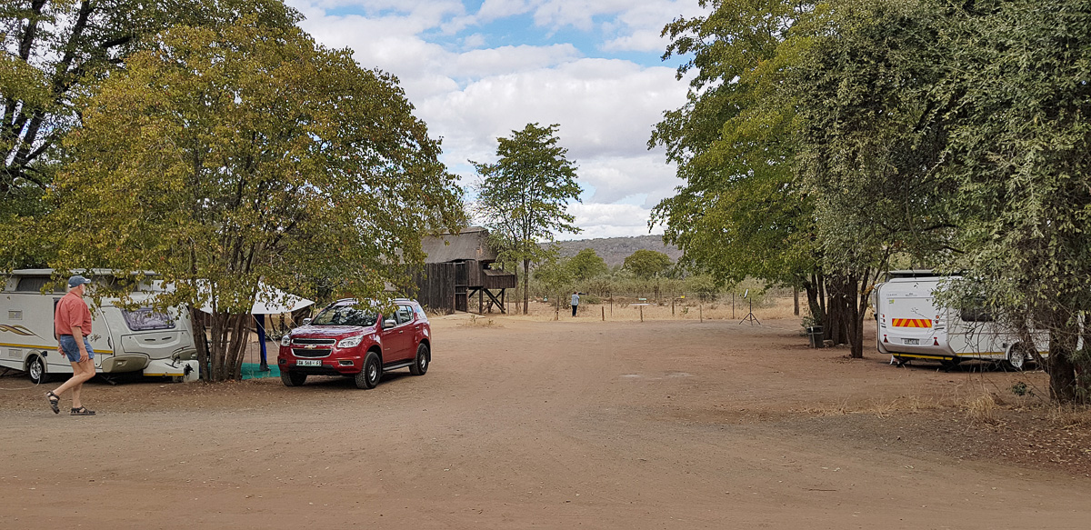 Campsite hide view at Punda