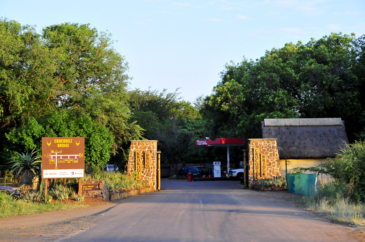 Crocodile Bridge entrance gate