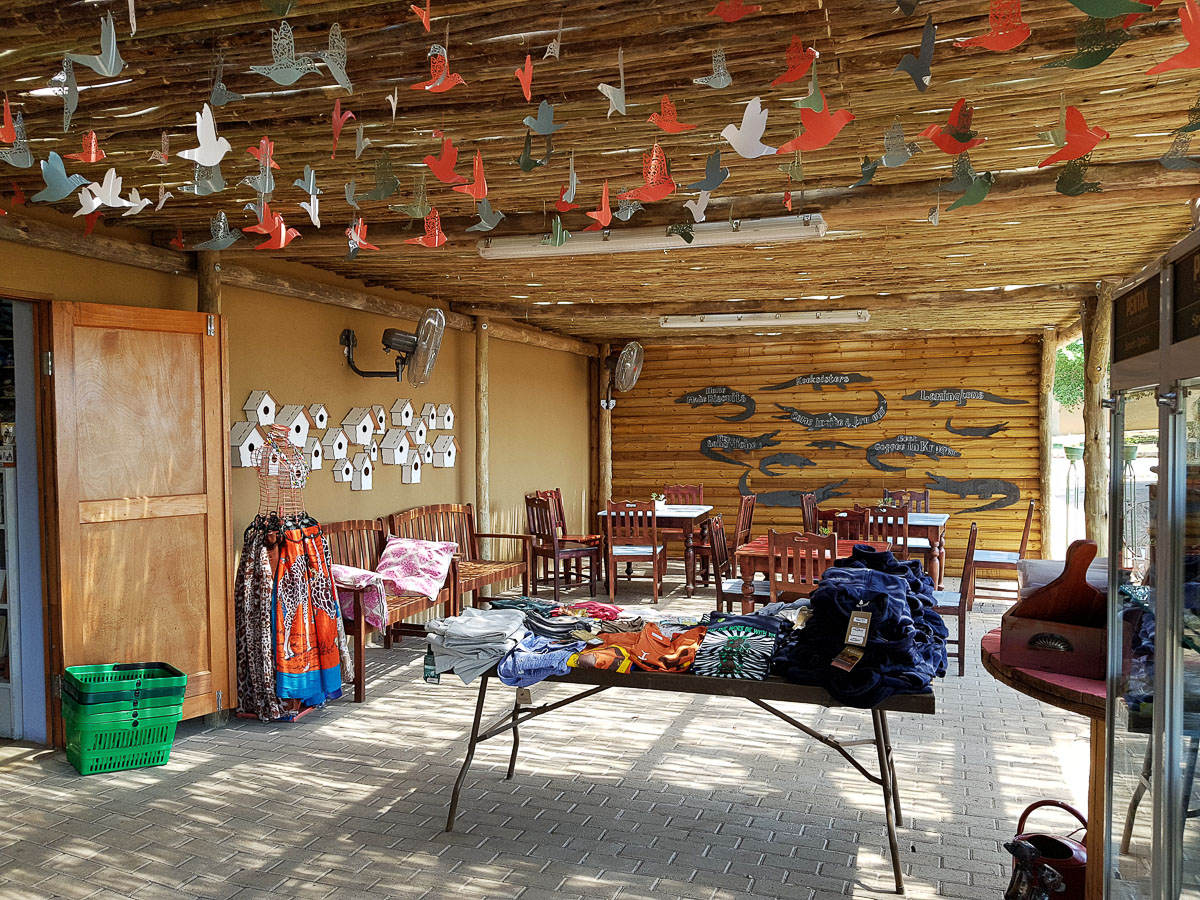 Crocodile Bridge shop outside area