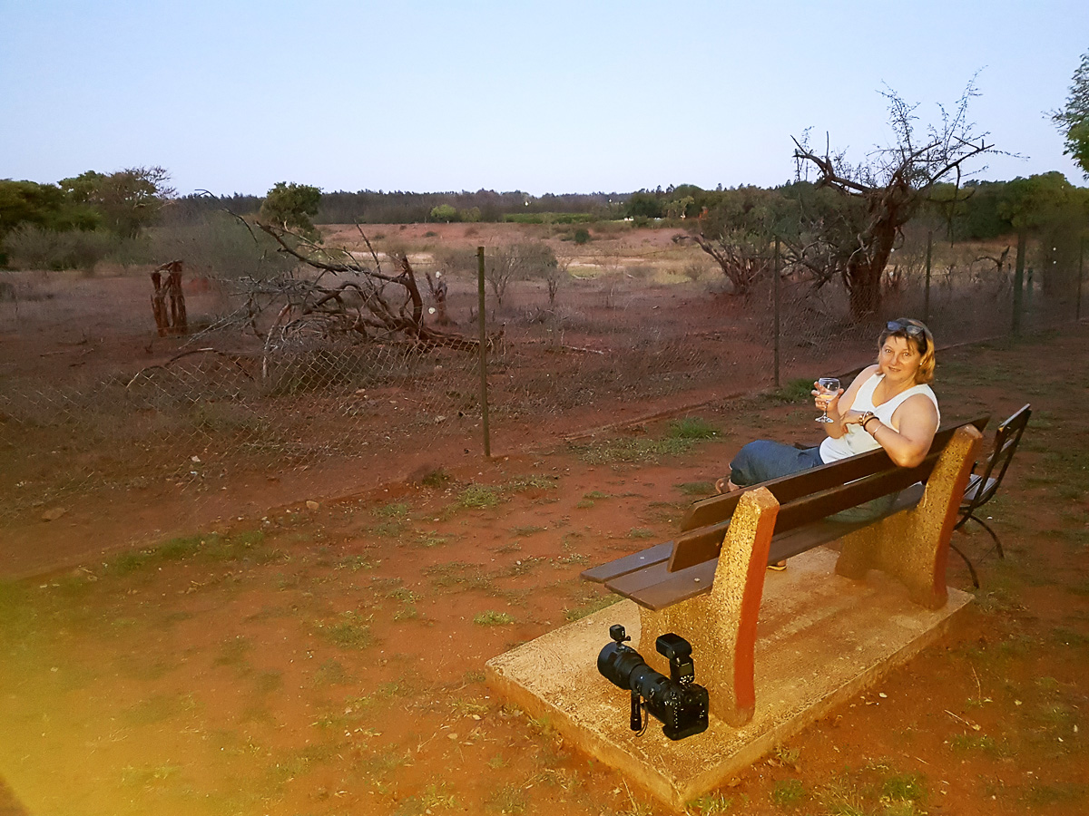 Crocodile Bridge veld view sundowners