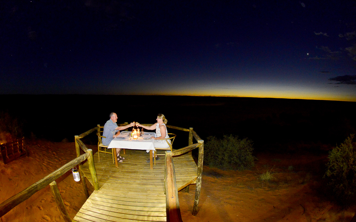 Romantic Dinner for two on the viewing deck