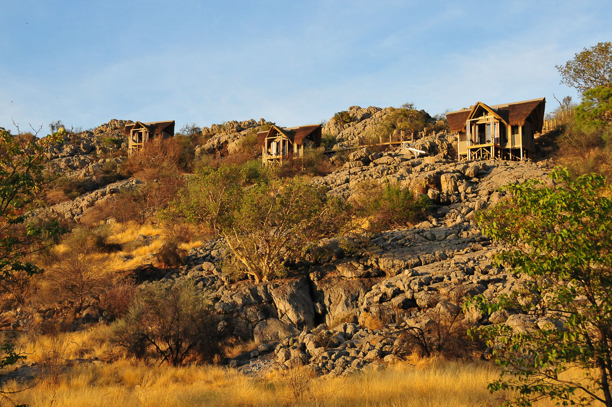 Dolomite camp view from the road