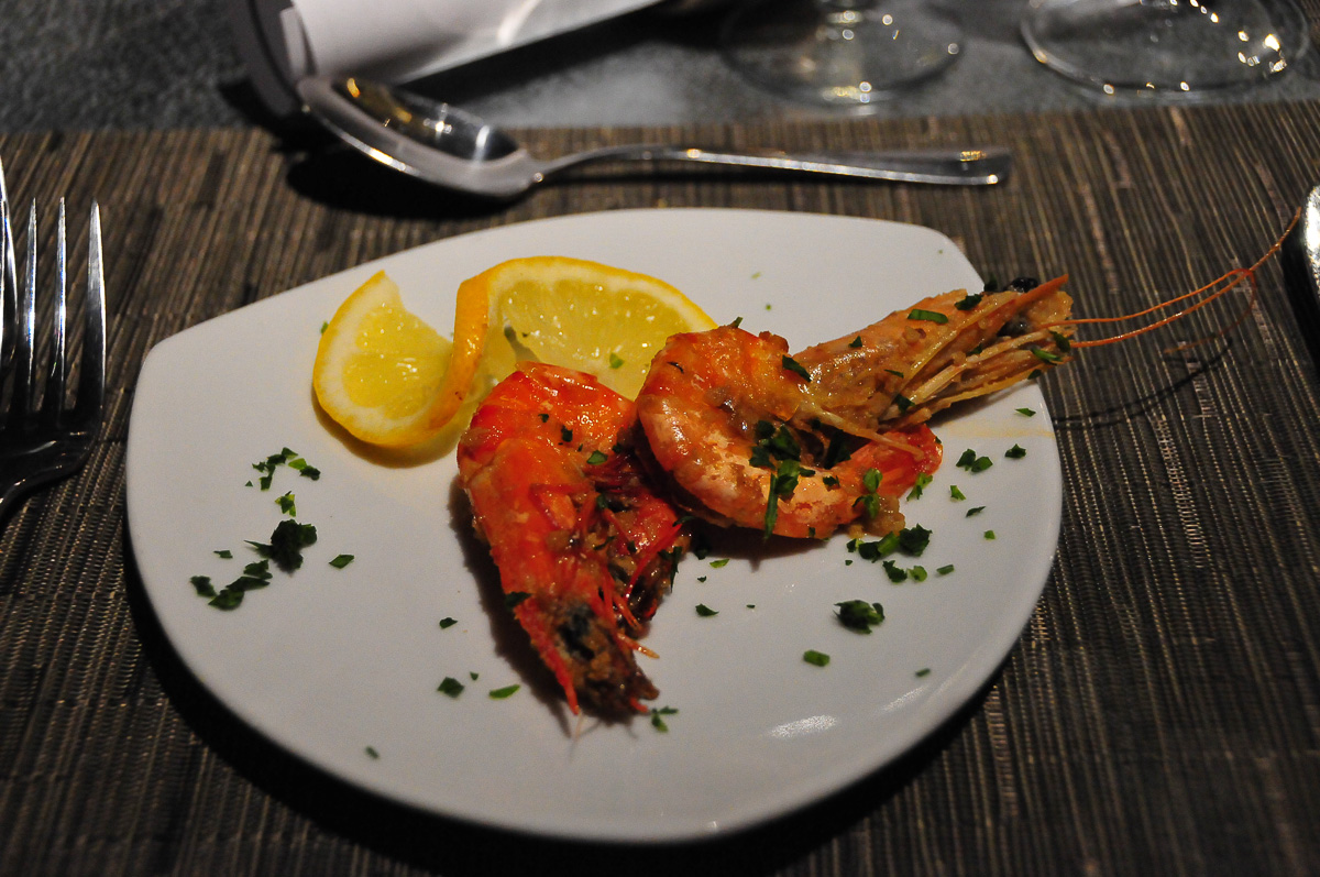 Dolomite prawn starter