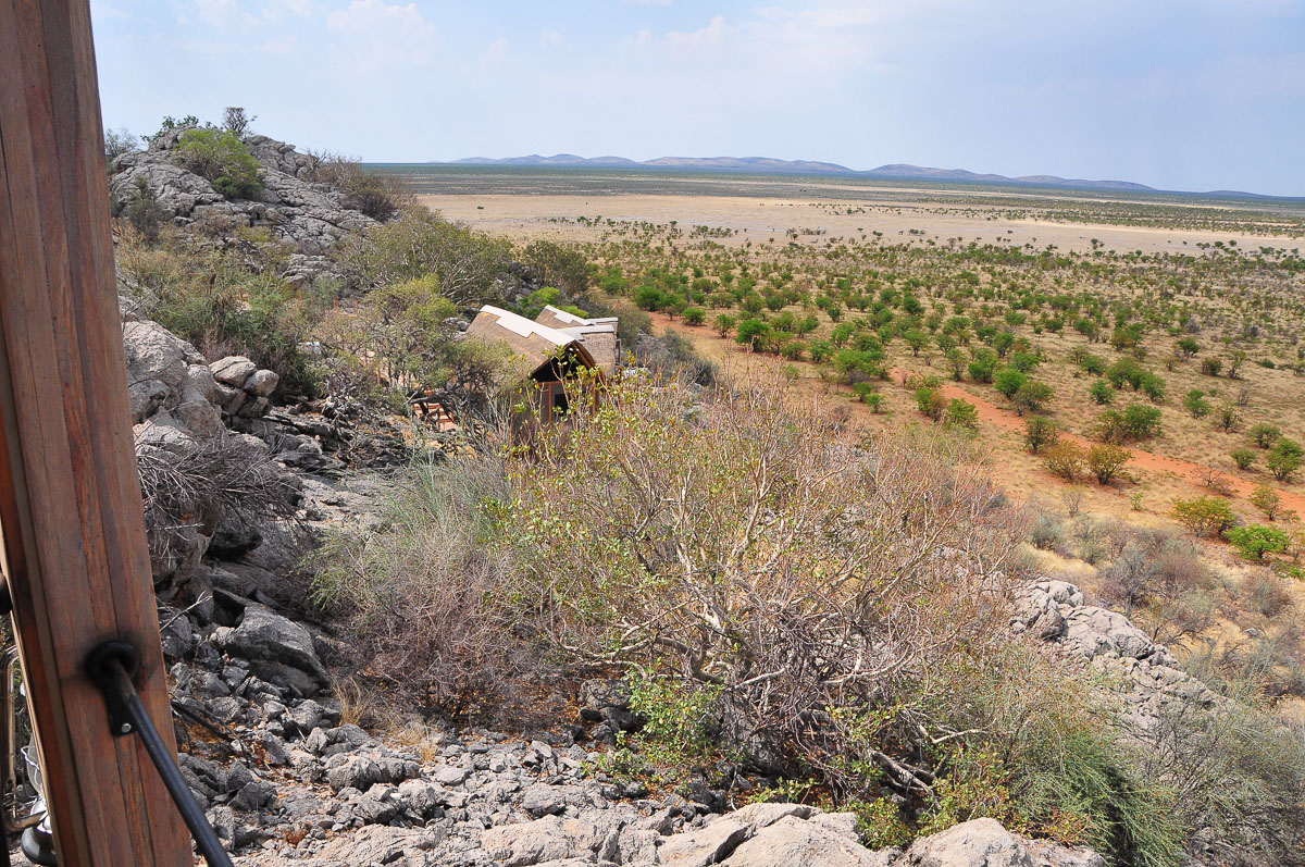 Dolomite camp chalet view