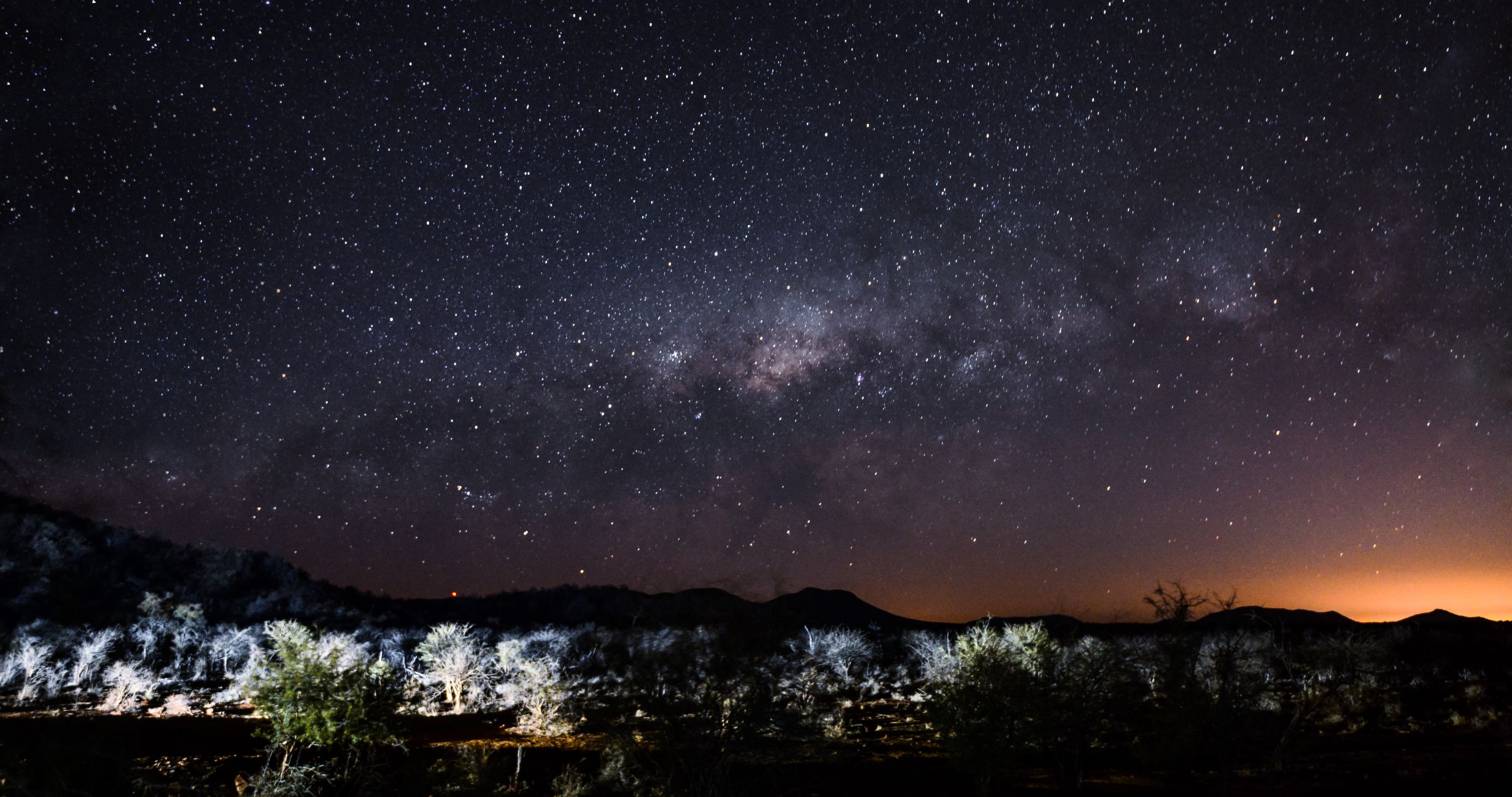 The Milky-way taken from our suite at Etali Safari Lodge in Madikwe