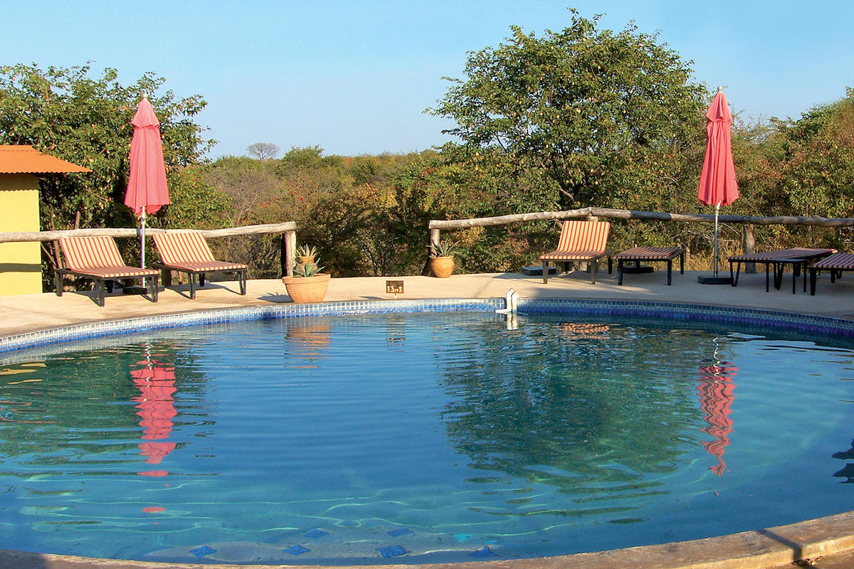 Pool area at Etosha Safari Camp