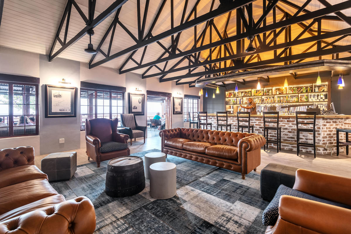 Lounge and bar area at Etosha Safari Lodge