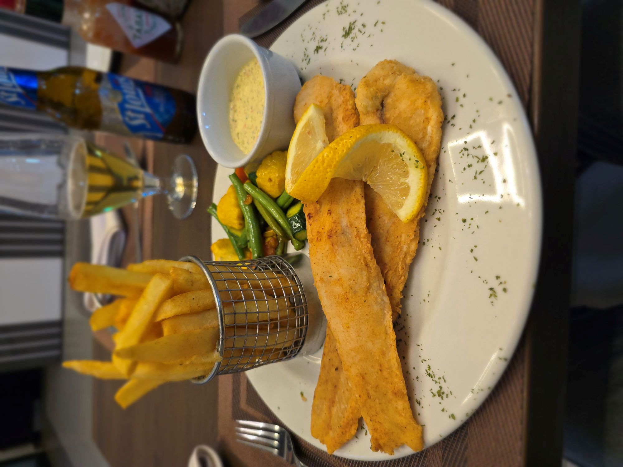 Fish and Chips at Travelodge Kasane