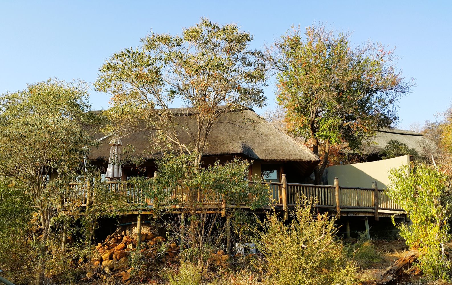 front view of our suite at Etali Safari Lodge