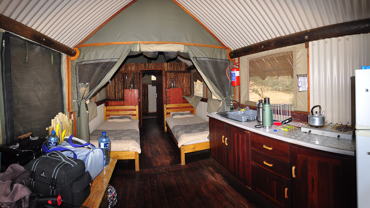 inside our Gharagab cabin