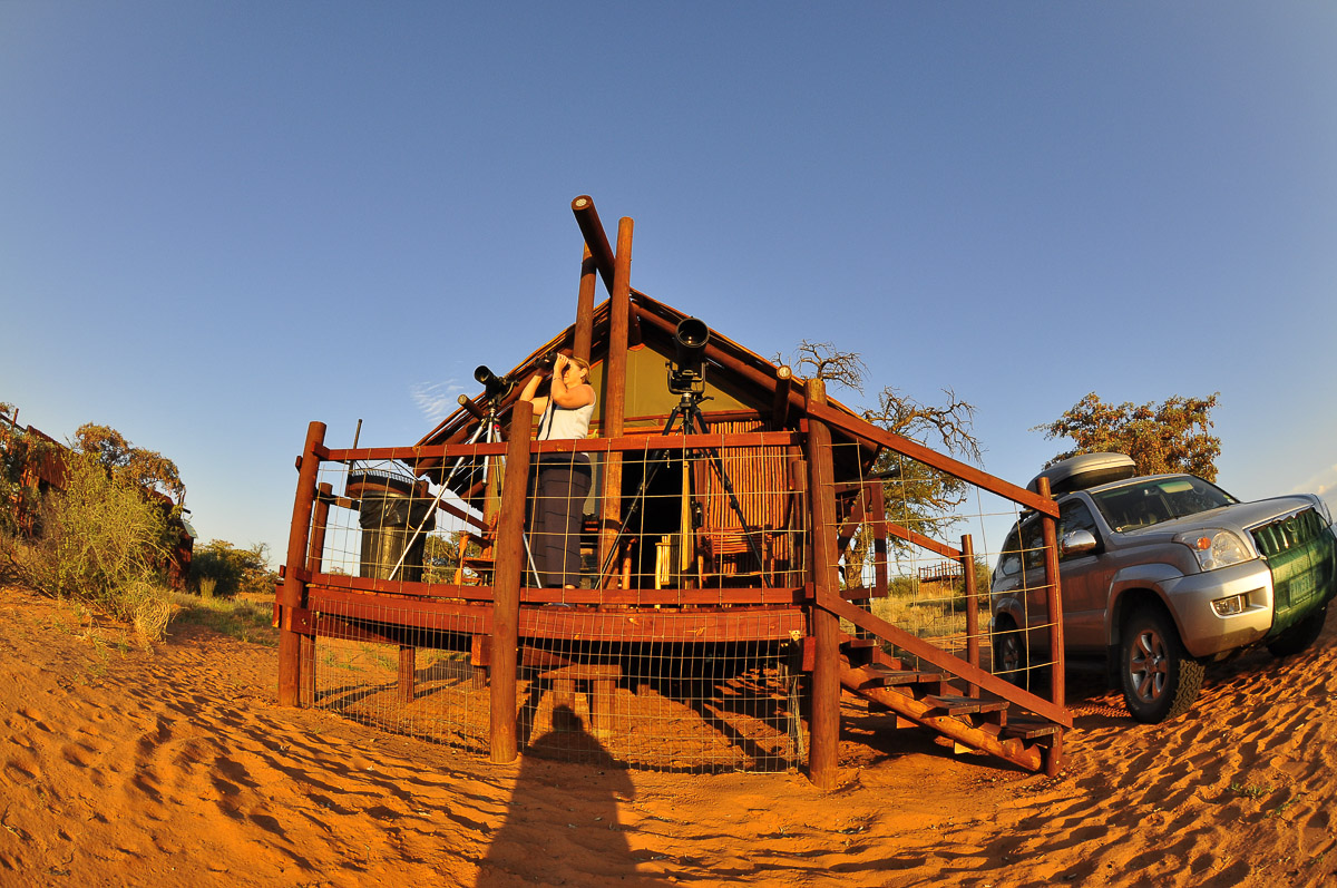Jen checking the view at Gharagab