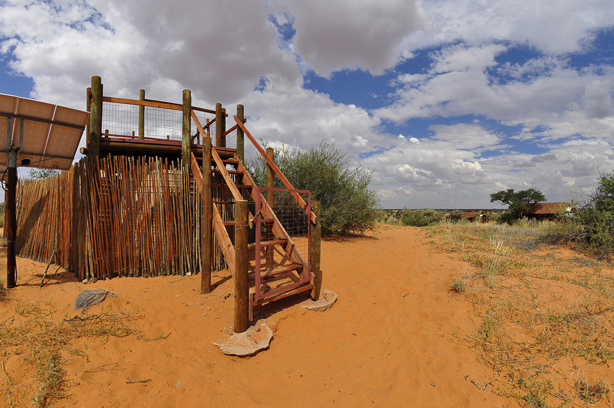 viewing platform at Gharagab camp