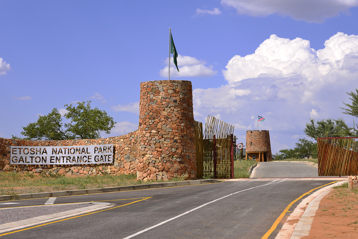 Galton Entrance gate into Western Etosha