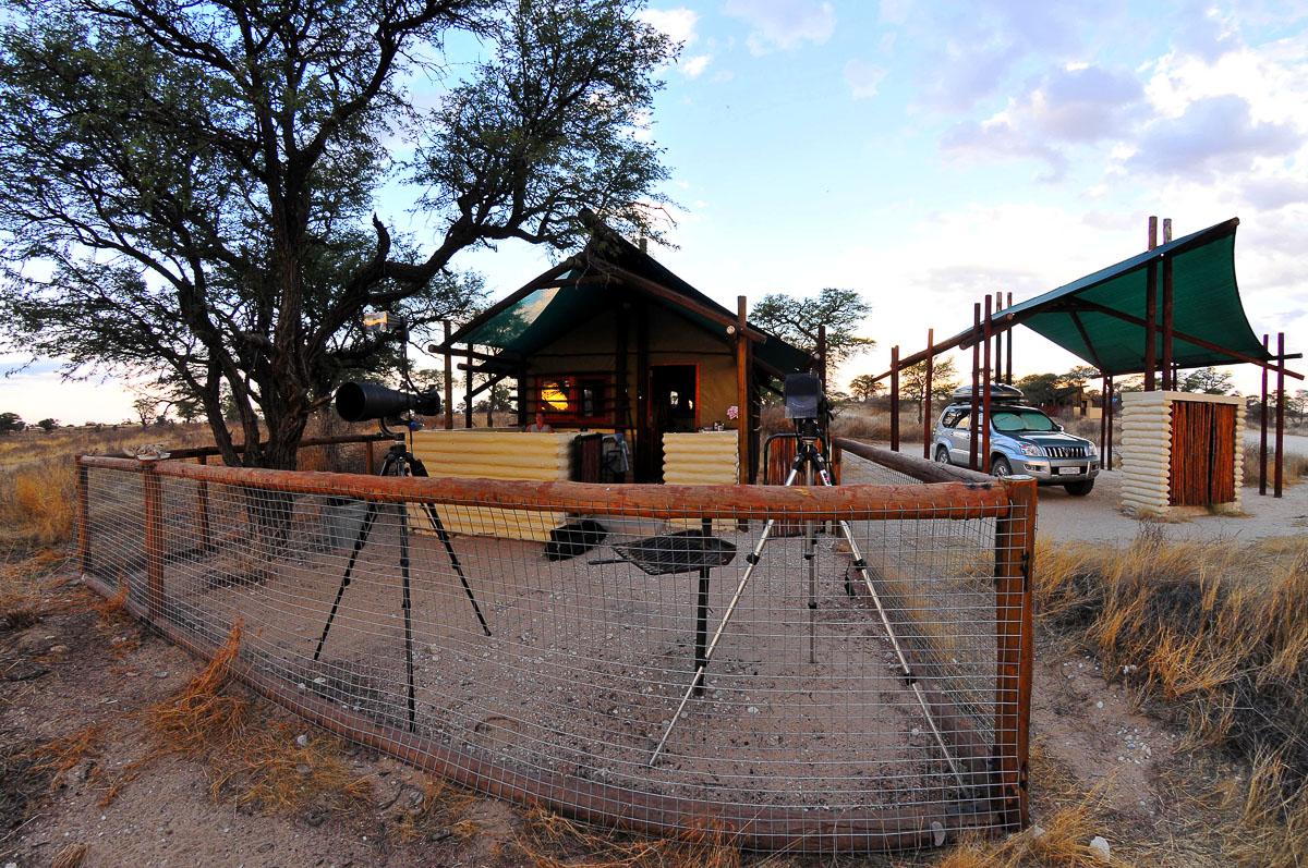 front view of our Grootkolk cabin
