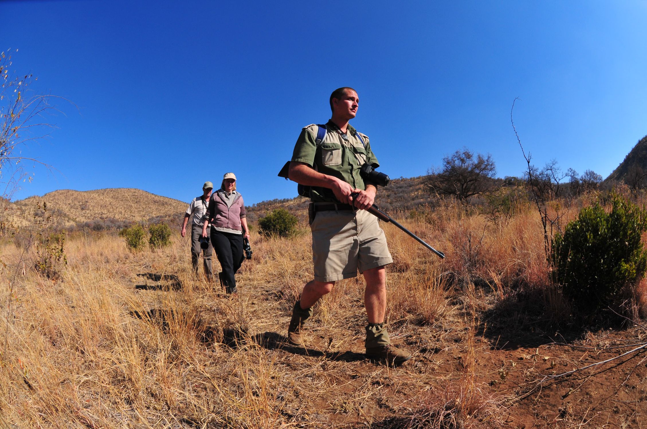 Guided Safari walk at Kwa Maritane