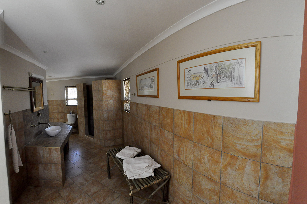 Halali camp bathroom