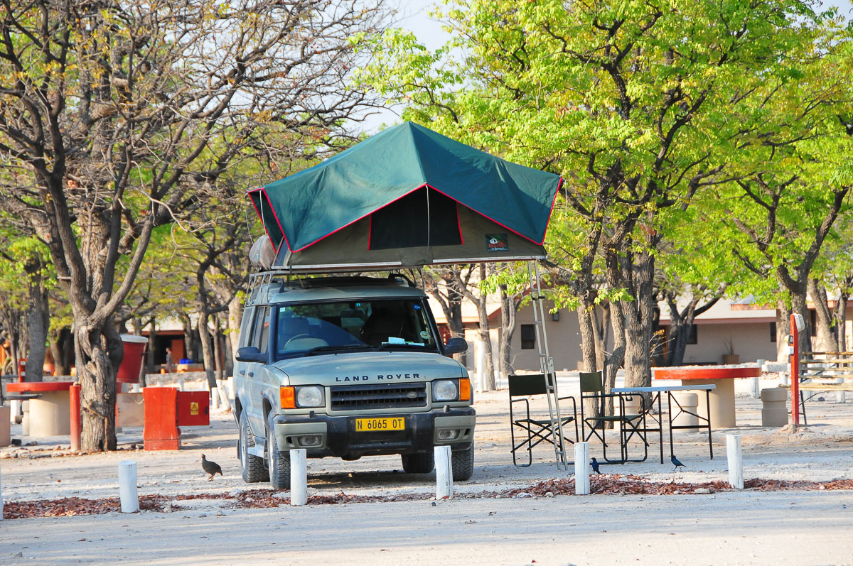 Halali campsite in Etosha