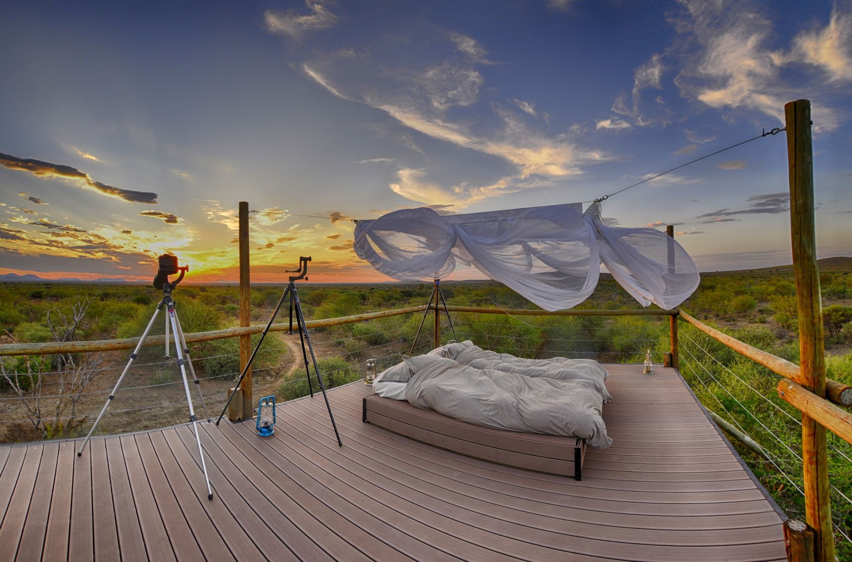 The hide at Makanyane Safari Lodge in Madikwe
