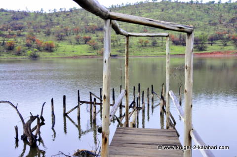 The remains of the burnt Batlhako hide in Pilanesbeg The remains of the burnt Batlhako hide in Pilanesbeg