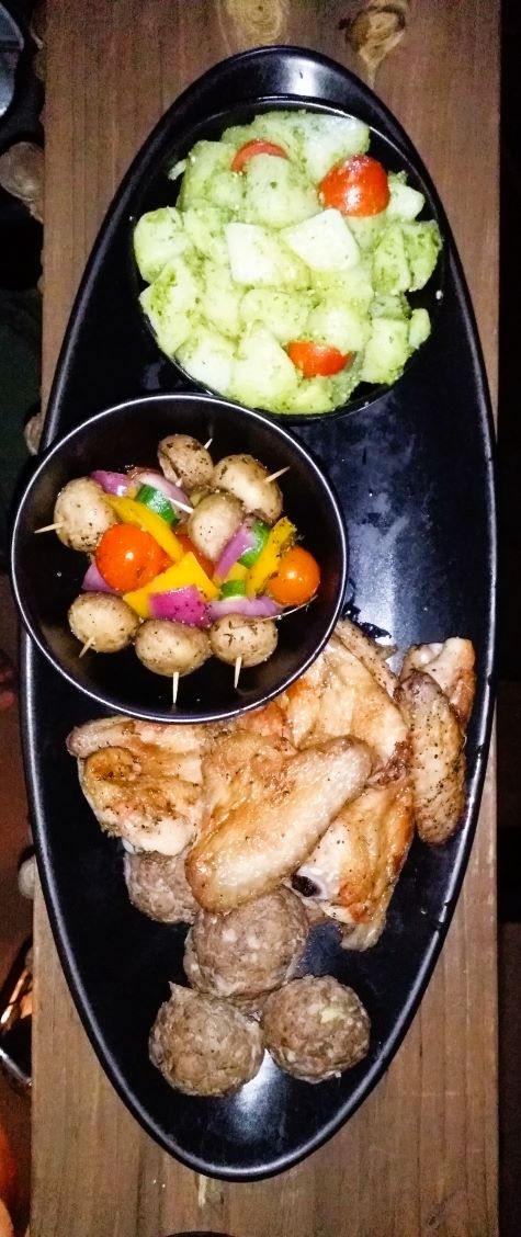 Our hide dinner at Makanyane